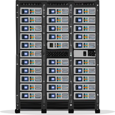Graphic of a server