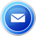Email icon in blue and white