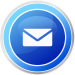 Email icon in blue and white